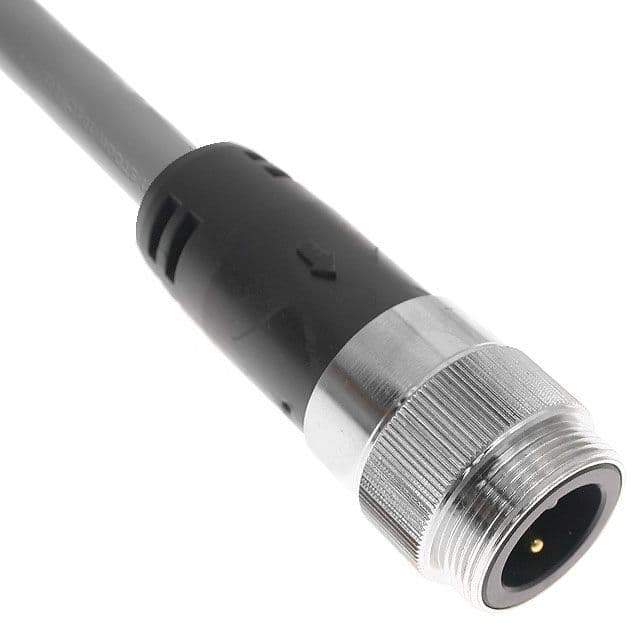 Mencom PMIN-44MP-10M MIN Power Distribution Series, Cordset, 4 Pole, Male Straight, 10M, 14Awg, 20A, Gray, PVC PMIN-44MP-10M on Applied Automation