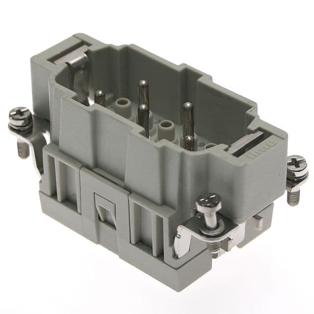 Mencom CMSEM-03 Standard, CMSE Series, Male Rectangular Insert, size 57.27, 3 pin, 16 amp, Standard Spring CMSEM-03 on Applied Automation