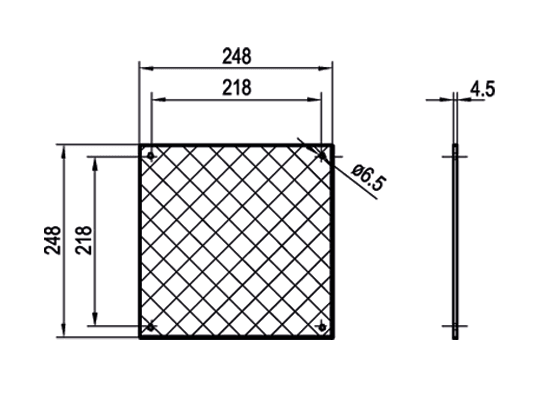 SensoPart 904-51562 904-51562 SENSOPART - Reflector for ranges up to 50 m, 248 x 248 x 4.5 mm, RL 250 904-51562 on Applied Automation