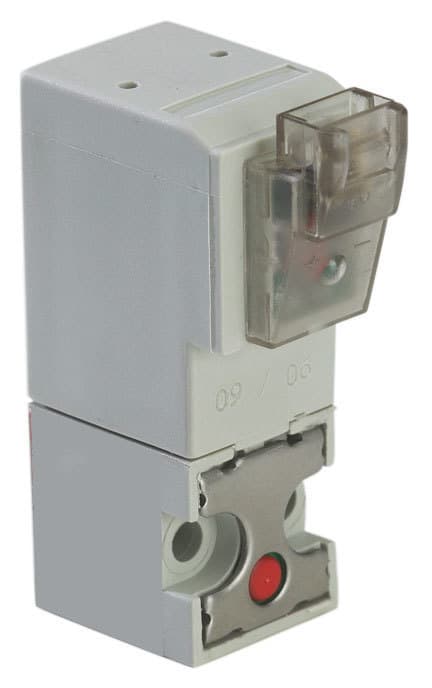 Clippard E210C-2C012 10 mm N-C 2-Way Valve, In-Line Connector w/LED, 0.030", 12 VDC E210C-2C012 on Applied Automation