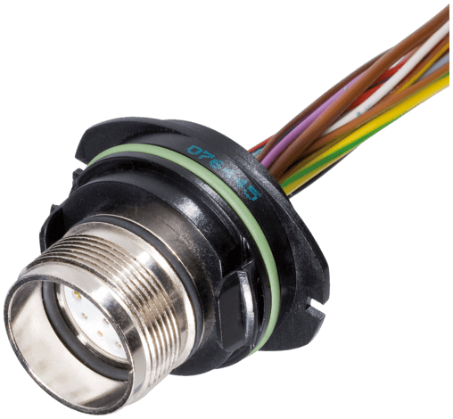 Murr Elektronik 4000-69000-1601007 4000-69000-1601007 Murrelektronik - MODLINK MPV CONTROL CABINET COUPLING, MPV Data connection insert M23, M23 (female) 19 pole, 7m cable 4000-69000-1601007 on Applied Automation