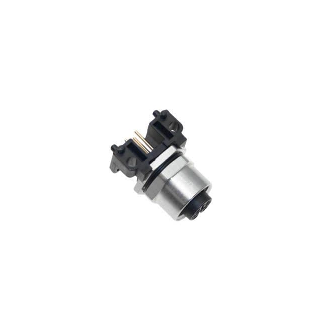 Mencom MDE45M-4FR-PCB Ethernet, Receptacle, Shielded, 4 Pole, M12 D-Coded Female Straight, 4A, PCB, Nickel Plated Brass MDE45M-4FR-PCB on Applied Automation