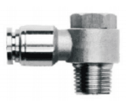 AirTAC X-S6-NPH1/2-1/2 Universal male elbow (NPT thread), 316 stainless steel, 1/2" inch tubing connection,1/2" NPT thread, 316 stainless steel, Viton X-S6-NPH1/2-1/2 on Applied Automation