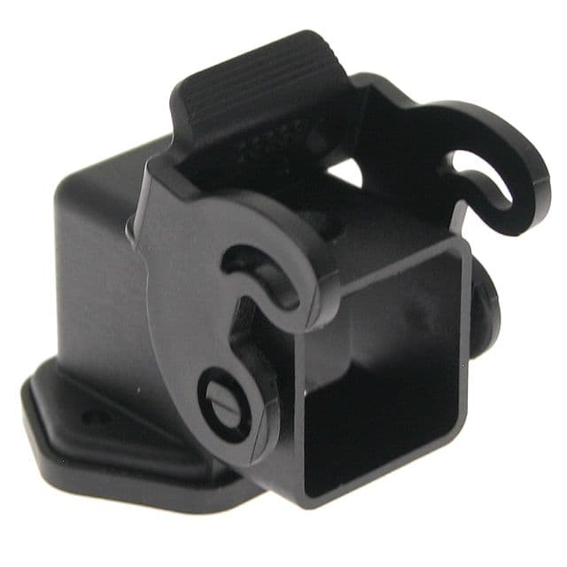 Mencom CK-03IAN Plastic, Rectangular Base, Angled Bulkhead mount, size 21.21, Single Latch, Black CK-03IAN on Applied Automation