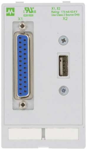Murr Elektronik 4000-68000-1010000 4000-68000-1010000 Murrelektronik - MODLINK MSDD DATA INSERT, 1xUSB-A female/female + 1xSUB-D25 female/male 4000-68000-1010000 on Applied Automation