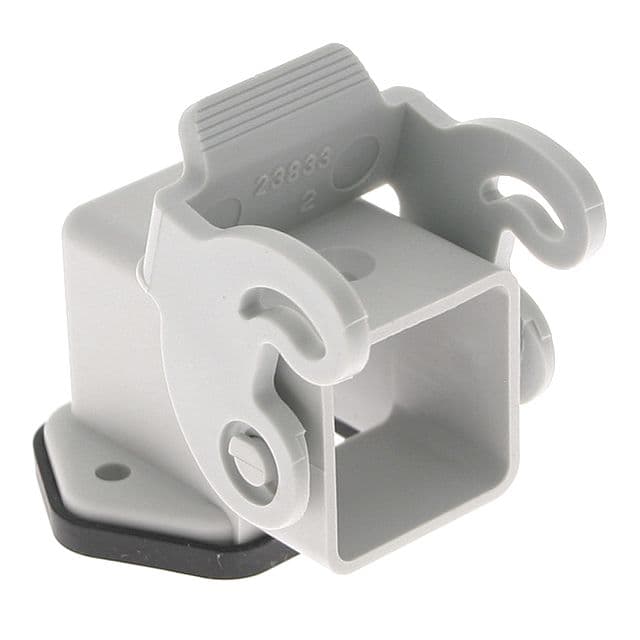 Mencom CK-03IA Plastic, Rectangular Base, Angled Bulkhead mount, size 21.21, Single Latch, White CK-03IA on Applied Automation