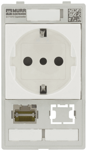 Murr Elektronik 4000-68000-4530001 4000-68000-4530001 Murrelektronik - MODLINK MSDD SINGLE COMBI INSERT ITALY, 1x RJ45 + 1x data cutout 4000-68000-4530001 on Applied Automation
