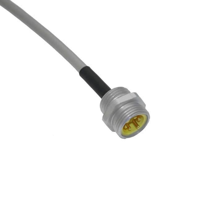 Mencom MINDD-5MR-1M DeviceNet Drop, 7/8UN2, Receptacle, 5 Pole, Male Straight, 1M, 22/24awg, 4A, .5-NPT, Front Mount, Aluminum Clear Anodized MINDD-5MR-1M on Applied Automation