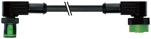 Murr Elektronik 7050-40261-6341500 7050-40261-6341500 Murrelektronik - MQ12 male 90° / MQ12 female 90°, PUR 4x0.34 bk UL/CSA+drag chain 15m 7050-40261-6341500 on Applied Automation