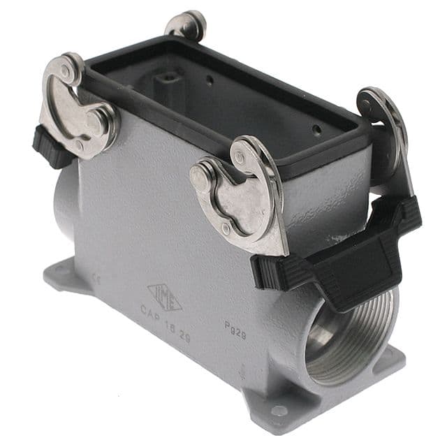 Mencom CAP-16.229 Standard, Rectangular Base, Double Latch, Surface mount, size 77.27, 2 Side PG29 cable entries, High construction CAP-16.229 on Applied Automation