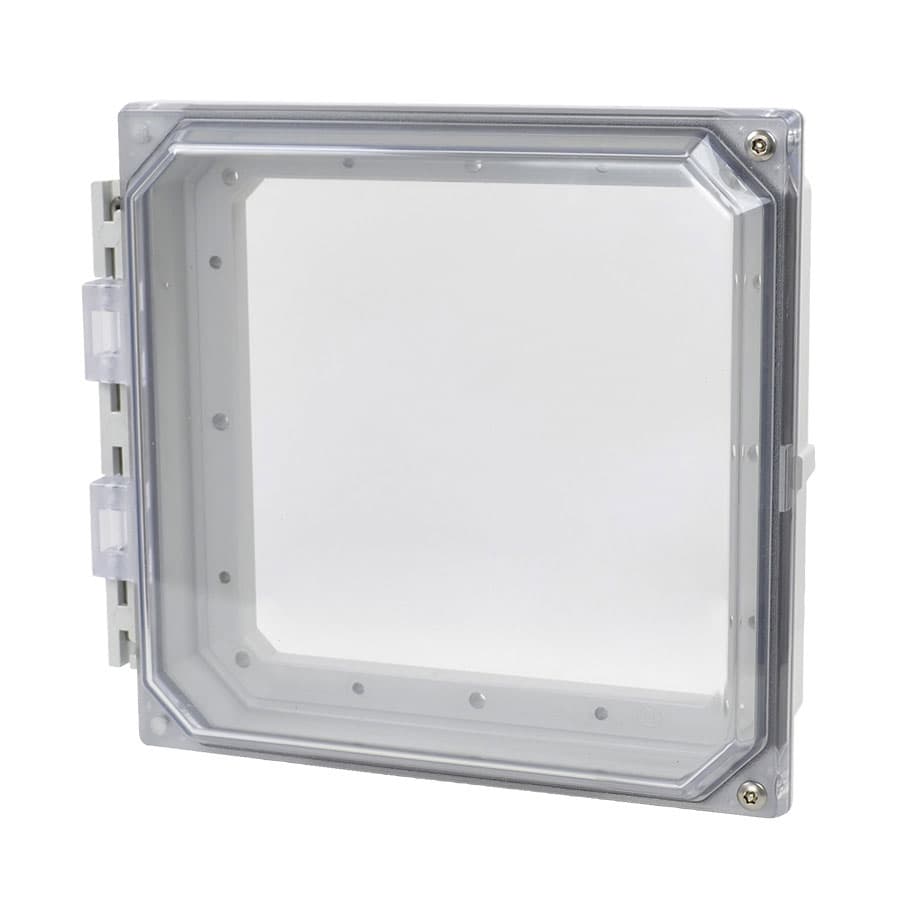 Allied Moulded Products AMHMI88CCHTP 8"x8" HMI Cover Kit with 2-screw (tamper-proof) hinged clear cover AMHMI88CCHTP on Applied Automation