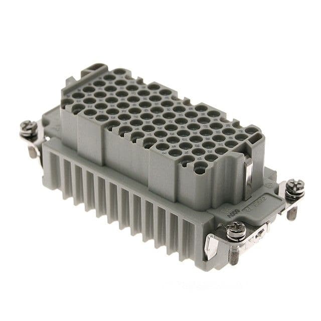Mencom CDDF-72 Standard, CDD series, Female Rectangular Insert, size 77.27, 72 pin, 10 amp, Crimp CDDF-72 on Applied Automation