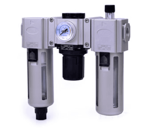 AirTAC GAC300N10SWG AirTAC GAC300N10SWG - GAC Series F.R.L. 3-piece combination, Adjustable pressure 20psi~130psi, Nylon bowl, 3/8"G, 5 micron., Semi-auto Drain, With Gauge, Without reflux valve GAC300N10SWG on Applied Automation