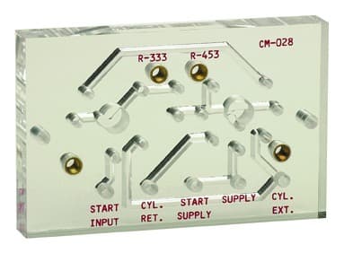 Clippard CM-028 Auto Cycling for Double Acting Cylinder, For automatic cycling of double acting cylinders without the use of limit valves or magnetic sensors. Valves must be ordered separately. CM-028 on Applied Automation