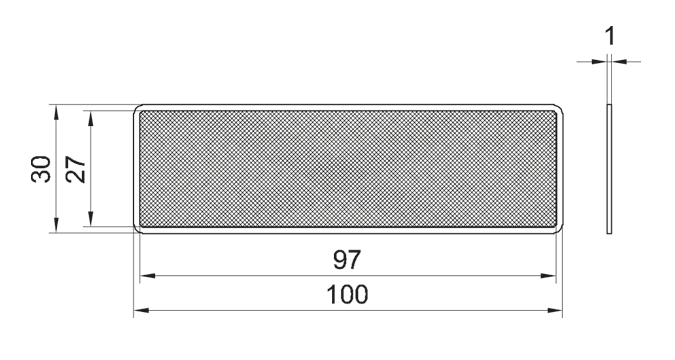 SensoPart 904-51592 904-51592 SENSOPART - Reflective foil, 100 x 30 mm, RF-30x100 KL 904-51592 on Applied Automation