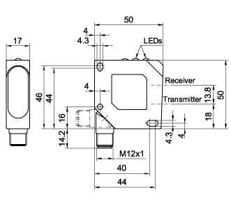 SensoPart 574-41003 574-41003 SENSOPART - Distance sensor, FT 50-RLA-40-S-L4S 574-41003 on Applied Automation