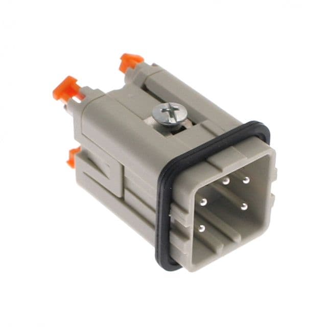 Mencom CKSHM-04 Standard, CKS series, Male Rectangular Insert, size 21.21, 5 pin, 10 amp, Squich Spring CKSHM-04 on Applied Automation