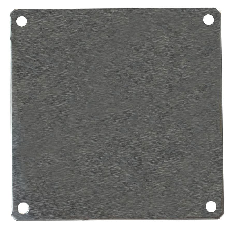 Allied Moulded Products PLA66 Aluminum back panel for use with 6"x6" enclosures PLA66 on Applied Automation