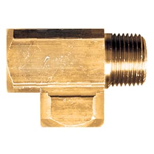 Fairview Fittings X107-B Street Tee Pipe Fitting; Extruded Street Tee 1/4" FPT X 1/4" NPT X 1/4" FPT X107-B on Applied Automation