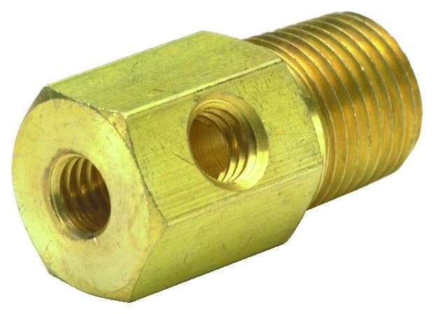 Clippard 15090-3-PKG 1/8” NPT to #10-32 “X” Fitting, Pack of 5, To provide connections between the two thread sizes. Can be used as a miniature manifold. 15090-3-PKG on Applied Automation