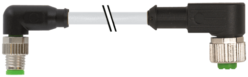 Murr Elektronik 7000-88321-2500030 7000-88321-2500030 Murrelektronik - M8 male 90° / M12 female 90°, PUR 3x0.25 gy UL/CSA+robot+drag chain 0,3m 7000-88321-2500030 on Applied Automation
