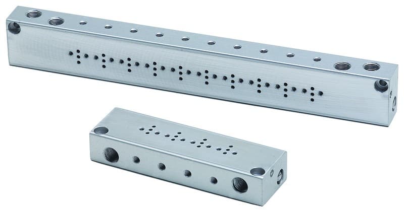 Clippard E15M-10 10-Station Manifold E15M-10 on Applied Automation