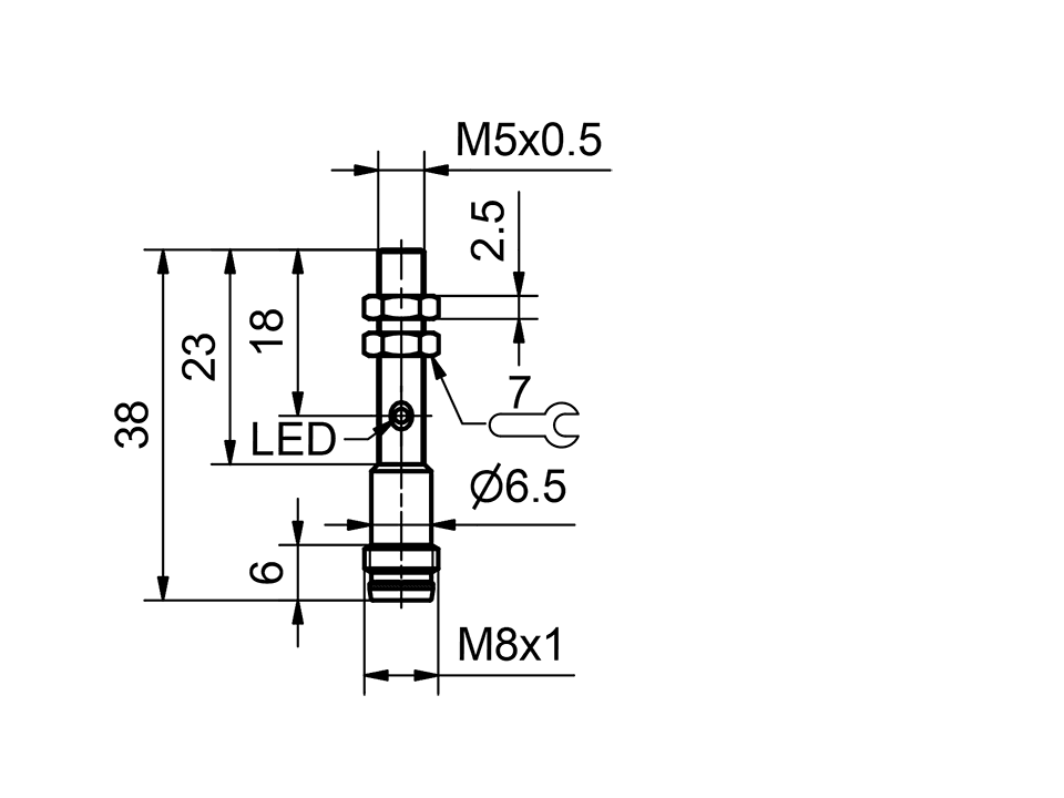 SensoPart 996-01015 996-01015 SENSOPART - Inductive sensor M5 / increased switching distance, IMT 5-S-QB3-PSL-M3M 996-01015 on Applied Automation