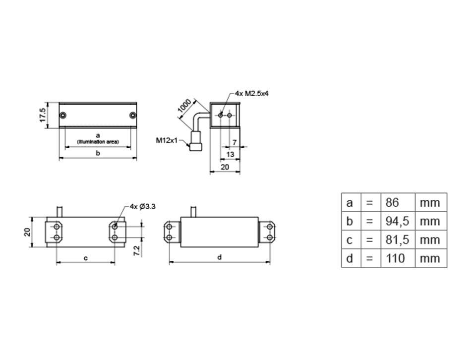 SensoPart 532-51027 532-51027 SENSOPART - Light strip, diffuse, 86 mm, white, LB 86 WD-24-KFL5 532-51027 on Applied Automation