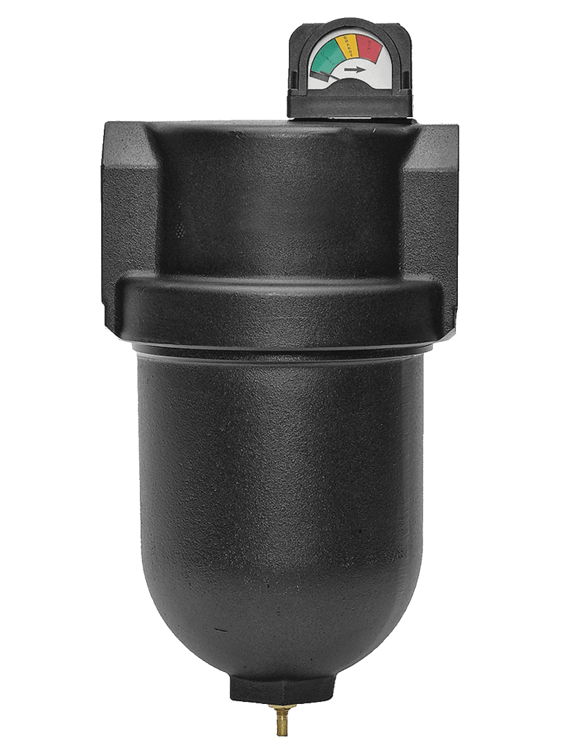 ROSS Controls 5032B6117 Coalescing Filter High Capacity Series, Manual Drain, 16 oz (480 ml) Metal Bowl, 0.3 µm Filter, Large Dual Face, Threaded Ports 1" NPT 5032B6117 on Applied Automation