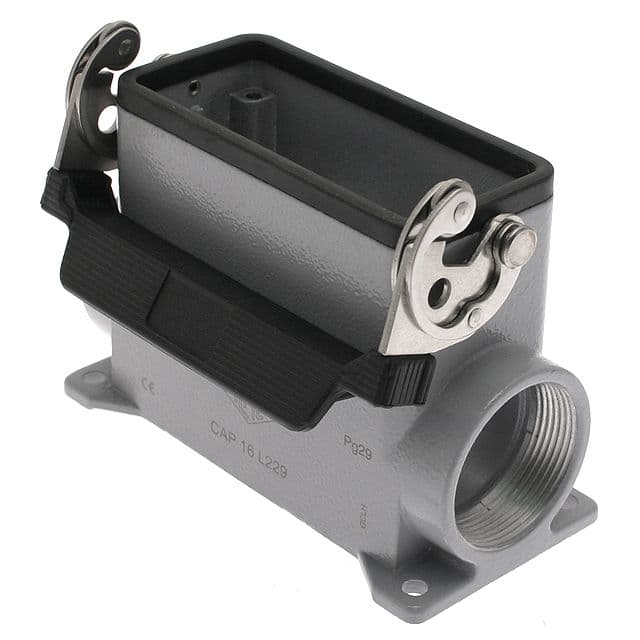 Mencom CAP-16L229 Standard, Rectangular Base, Single Latch, Surface mount, size 77.27, 2 Side PG29 cable entries, High construction CAP-16L229 on Applied Automation