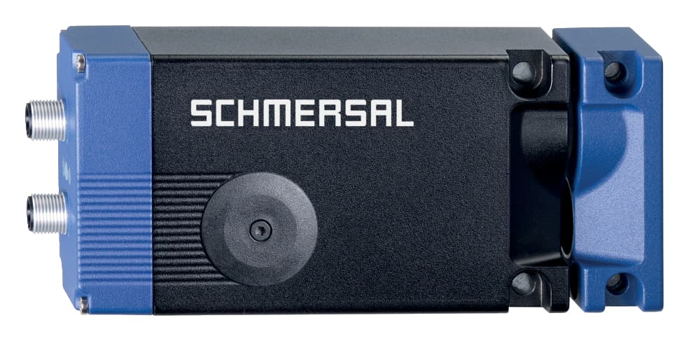 Schmersal AZM400Z-ST2-I2-2P2P-E AZM400Z-ST2-I2-2P2P-E Schmersal - Solenoid interlocks; Repeated individual coding with RFID technology; Coding level "High" according to ISO 14119; 2 Connector M12, 8- and 5-poles; Guard locking monitored; 2 Diagnostic outputs; manual release; Electric manual release with auxiliary voltag AZM400Z-ST2-I2-2P2P-E on Applied Automation