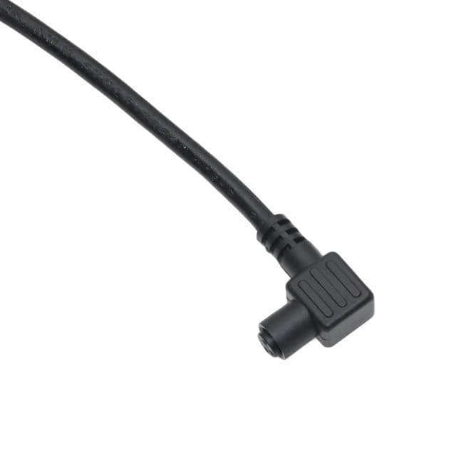 Mencom NAN-4FP-10M-R NAN, Cordset, 4 Pole, Female Right Angle, 10 Meters, 3A, Black, PVC, Snap-on NAN-4FP-10M-R on Applied Automation