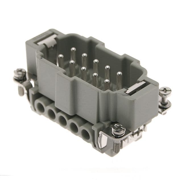 Mencom CNEM-10T Standard, CNE series, Male Rectangular Insert, size 57.27, 10 pin, 16 amp, Screw CNEM-10T on Applied Automation