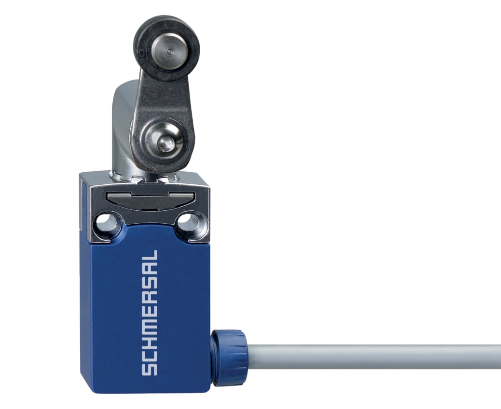 Schmersal PS116-T11-LR200-H200 PS116-T11-LR200-H200 Schmersal - Position switch; PS116; Pre-wired cable right, 2; Slow action 1 Normally open contact (NO) / 1 Opener (NC); Thermoplastic enclosure; Symmetric enclosure; Lever angle adjustable in 15° steps; Protection class IP66, IP67; Actuator heads can be repositioned PS116-T11-LR200-H200 on Applied Automation