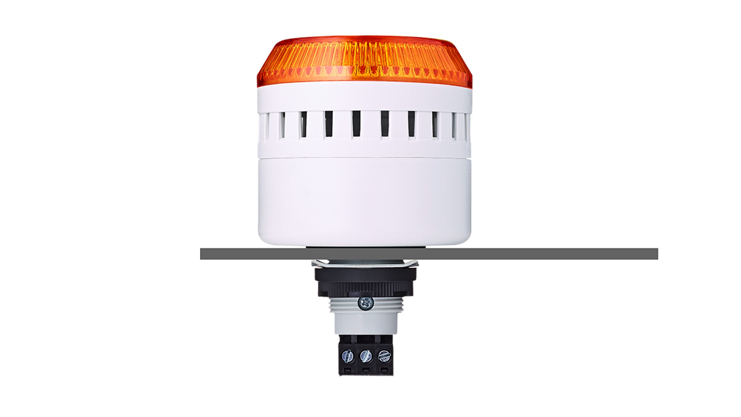 Sprecher + Schuh 814111313 Sprecher + Schuh 814111313 - ELG LED panel mount buzzer 230-240 V AC amber, grey 814111313 on Applied Automation