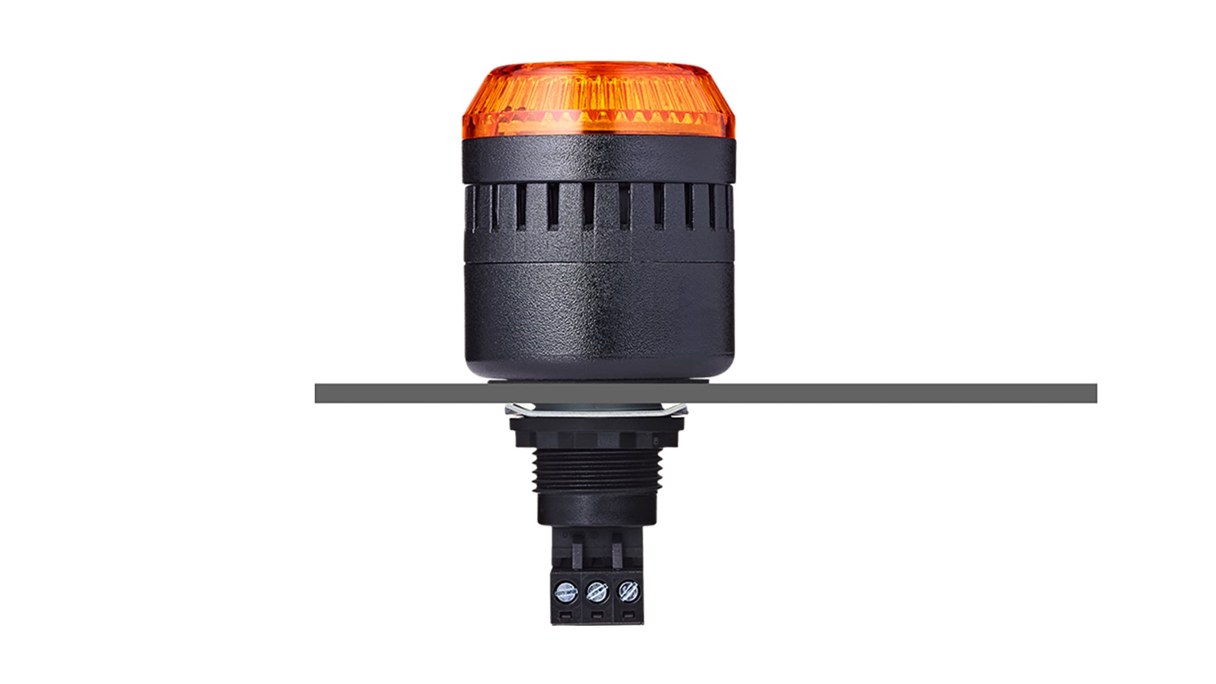 Sprecher + Schuh 813111404 Sprecher + Schuh 813111404 - ELM LED panel mount buzzer 12 V AC/DC amber, grey 813111404 on Applied Automation