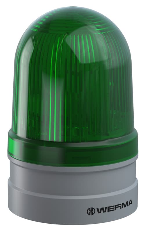 Werma 261.240.70 Midi Rotating 12/24V AC/DC GN  261.240.70 on Applied Automation