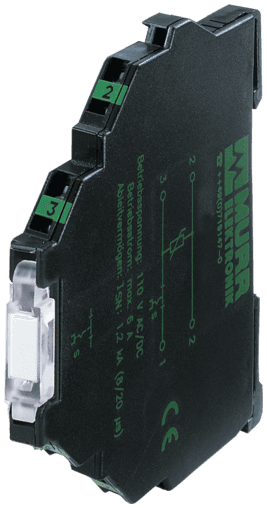 Murr Elektronik 6652572 6652572 Murrelektronik - MIRO 6.2 24VDC 250VAC/DC-1A OPTO-COUPLER MODULE, IN: 53 VDC - OUT: 250 VAC / 350 VDC / 1 A, 6,2 mm spring clamp 6652572 on Applied Automation