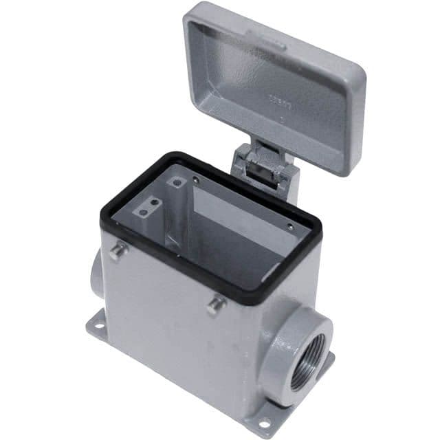 Mencom CHP-50CS2 Standard, Rectangular Base with cover, Surface mount, size 66.40, 4 Pegs, 2 Side PG21 cable entries CHP-50CS2 on Applied Automation