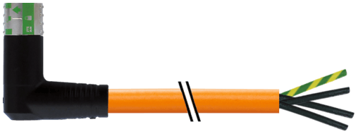 Murr Elektronik 7000-P8031-P132000 7000-P8031-P132000 Murrelektronik - MQ15-X-Power female 90° right shielded with cable, PUR 4x2.5 or UL/CSA+drag chain 20m 7000-P8031-P132000 on Applied Automation