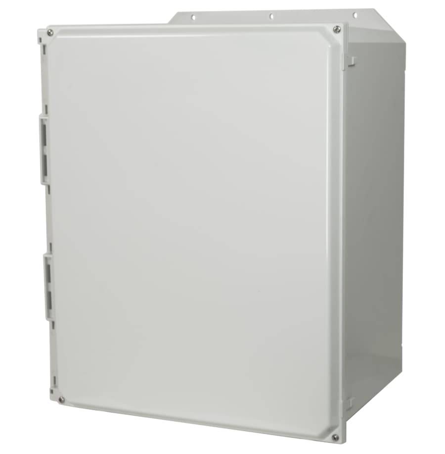 Allied Moulded Products AMP2060F 20"x16"x10" POLYLINE® polycarbonate wall mount enclosure assembly with 4-screw lift-off cover AMP2060F on Applied Automation