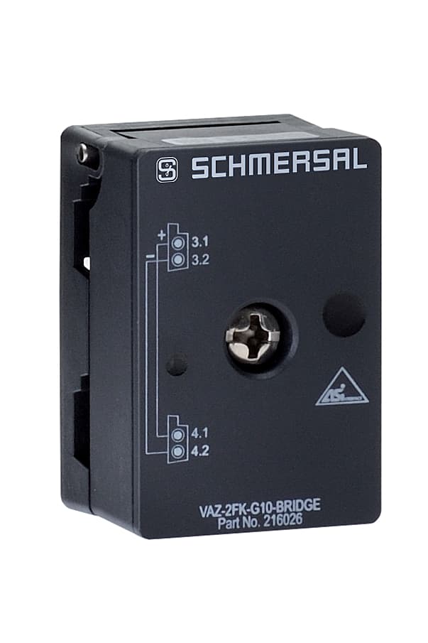 Schmersal ASSB-2P-FKB-V1 ASSB-2P-FKB-V1 Schmersal - AS interface safety at work; Installation Accessories; bridge 2-pole; 28 mm x 41 mm x 22 mm; Protection class IP67 ASSB-2P-FKB-V1 on Applied Automation