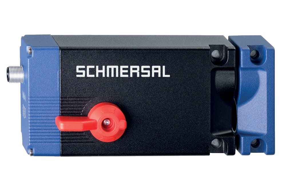 Schmersal AZM400Z-ST-1P2P-T AZM400Z-ST-1P2P-T Schmersal - Solenoid interlocks; Universal coding with RFID technology; Connector M12, 8-pole; Guard locking monitored; 1 Diagnostic output; Emergency exit; Bistable, motor-driven system; Clamping force 10.000; Release possible against lateral forces up to 300 N; PL AZM400Z-ST-1P2P-T on Applied Automation