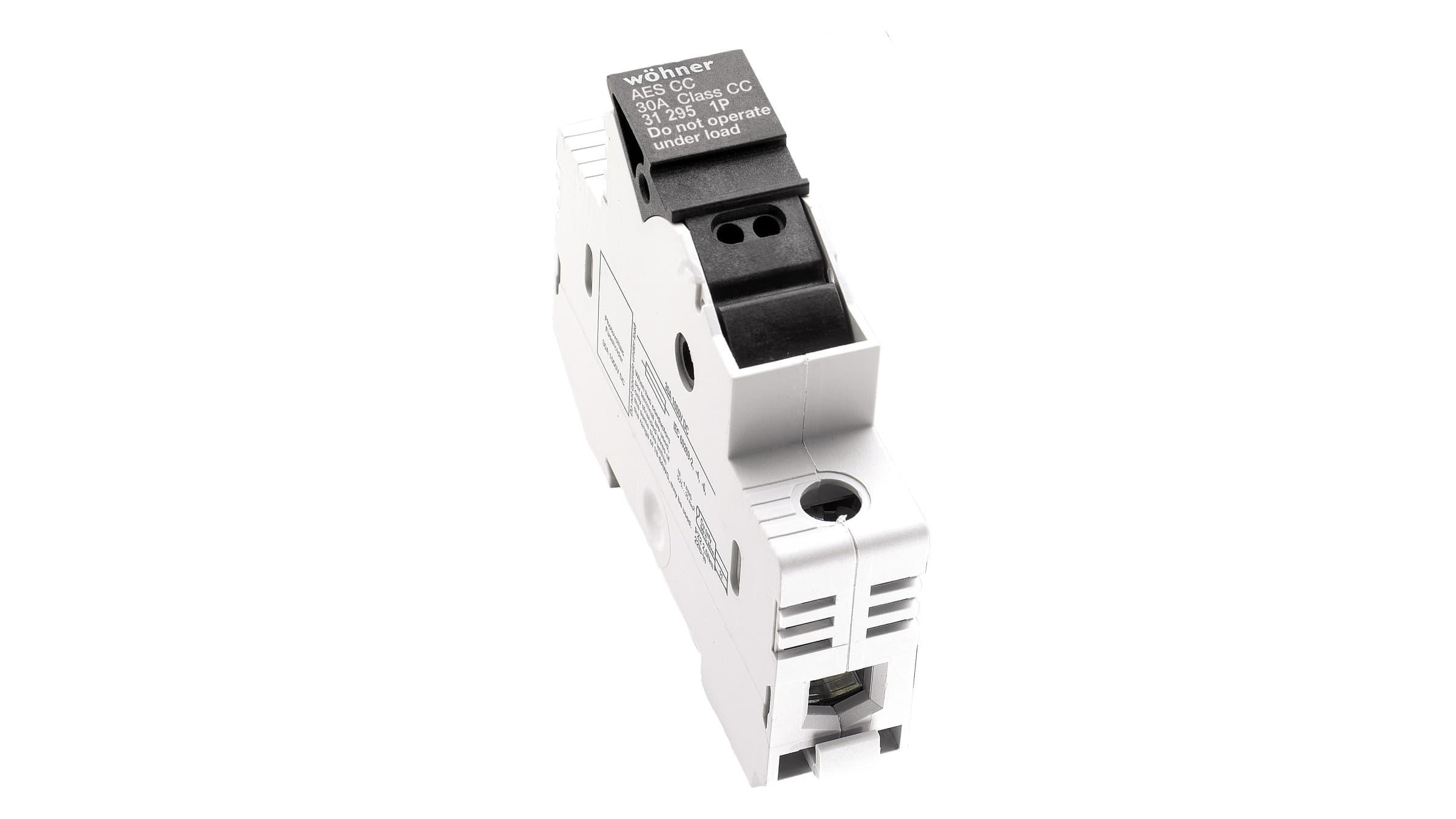 Sprecher + Schuh 31295 Sprecher + Schuh 31295 - Ambus Fuse Block, Class CC, 1-Pole, 30A, 600V AC/DC, No Indicator, cULus/ CSA 31295 on Applied Automation
