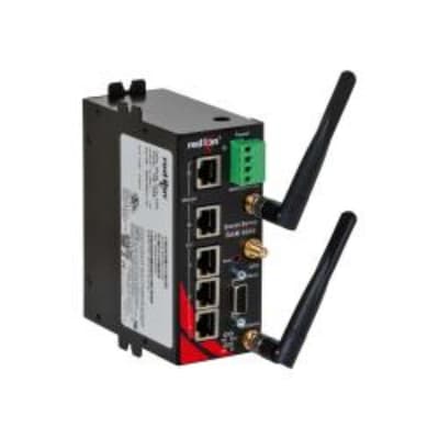 Red Lion RAM-6921-EU Red Lion RAM-6921-EU is a Cellular RTU from the Sixnet RAM 6000 series designed for use in the EU and Asia with a generic 4G/LTE carrier. It features 1 x serial RS-232 for connectivity and is equipped with 5 x RJ45 ports for Ethernet connections. The device is powered through a DC input via a screw connector, accepting a supply voltage range of 8-30Vdc, compatible with both 12Vdc and 24Vdc systems. It supports Ethernet LTE (4G) and RS-232 communication protocols, facilitating versatile connectivity options for various industrial applications. RAM-6921-EU on Applied Automation