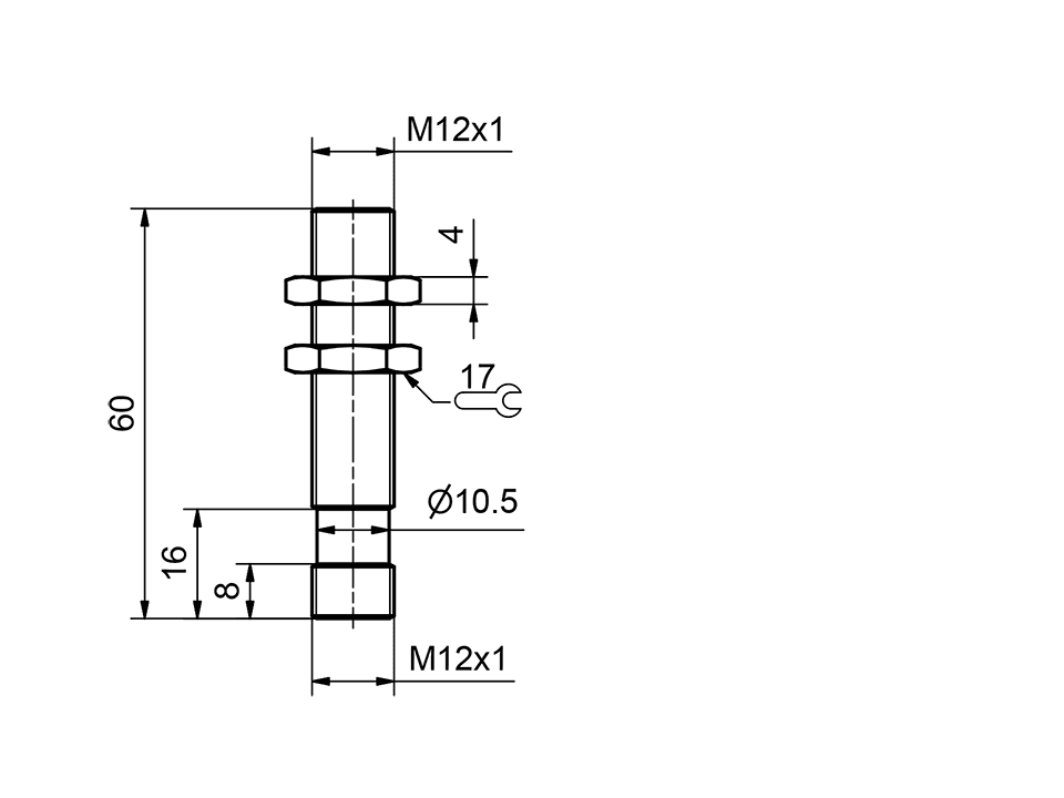 SensoPart 996-01034 996-01034 SENSOPART - Inductive sensor M12 / increased switching distance / analogue output, IMT 12-A-QB3-PS-L4M 996-01034 on Applied Automation