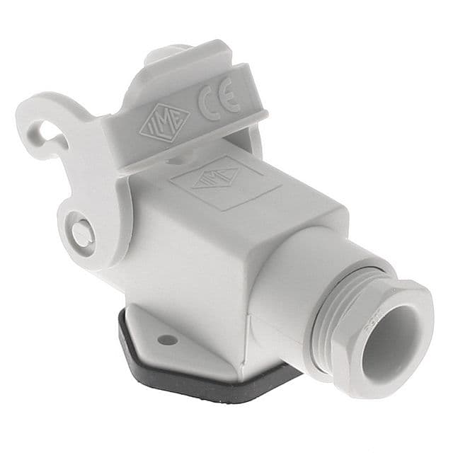 Mencom CK-03IAP Plastic, Rectangular Base, Angled Bulkhead mount, size 21.21, Single Latch, PG11 cable entry, White CK-03IAP on Applied Automation