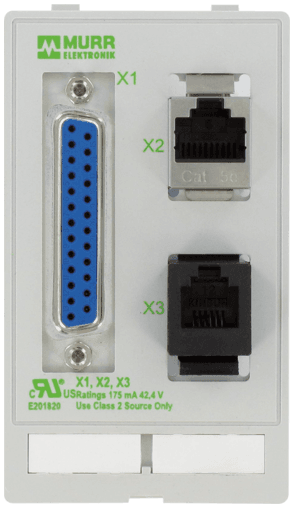 Murr Elektronik 4000-68000-1100000 4000-68000-1100000 Murrelektronik - MODLINK MSDD DATA INSERT, 1xSUB-D25 female/female + 1xRJ45 + 1xRJ12 4000-68000-1100000 on Applied Automation