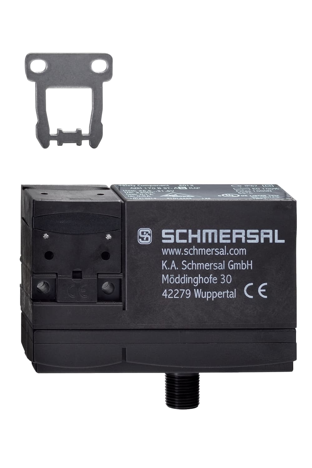 Schmersal AZM 170 B ST-AS RP AS interface safety at work; Safety switchgear; Actuator monitored; Solenoid interlock; Integrated AS-Interface; Thermoplastic enclosure; 90 mm x 84 mm x 30 mm; Double-insulated; High holding force AZM 170 B ST-AS RP on Applied Automation