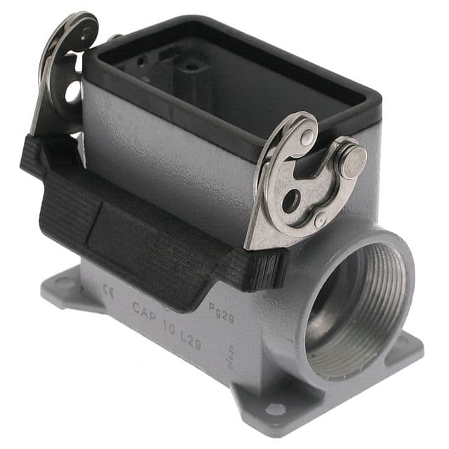 Mencom CAP-10L229 Standard, Rectangular Base, Single Latch, Surface mount, size 57.27, 2 Side PG29 cable entries, High construction CAP-10L229 on Applied Automation